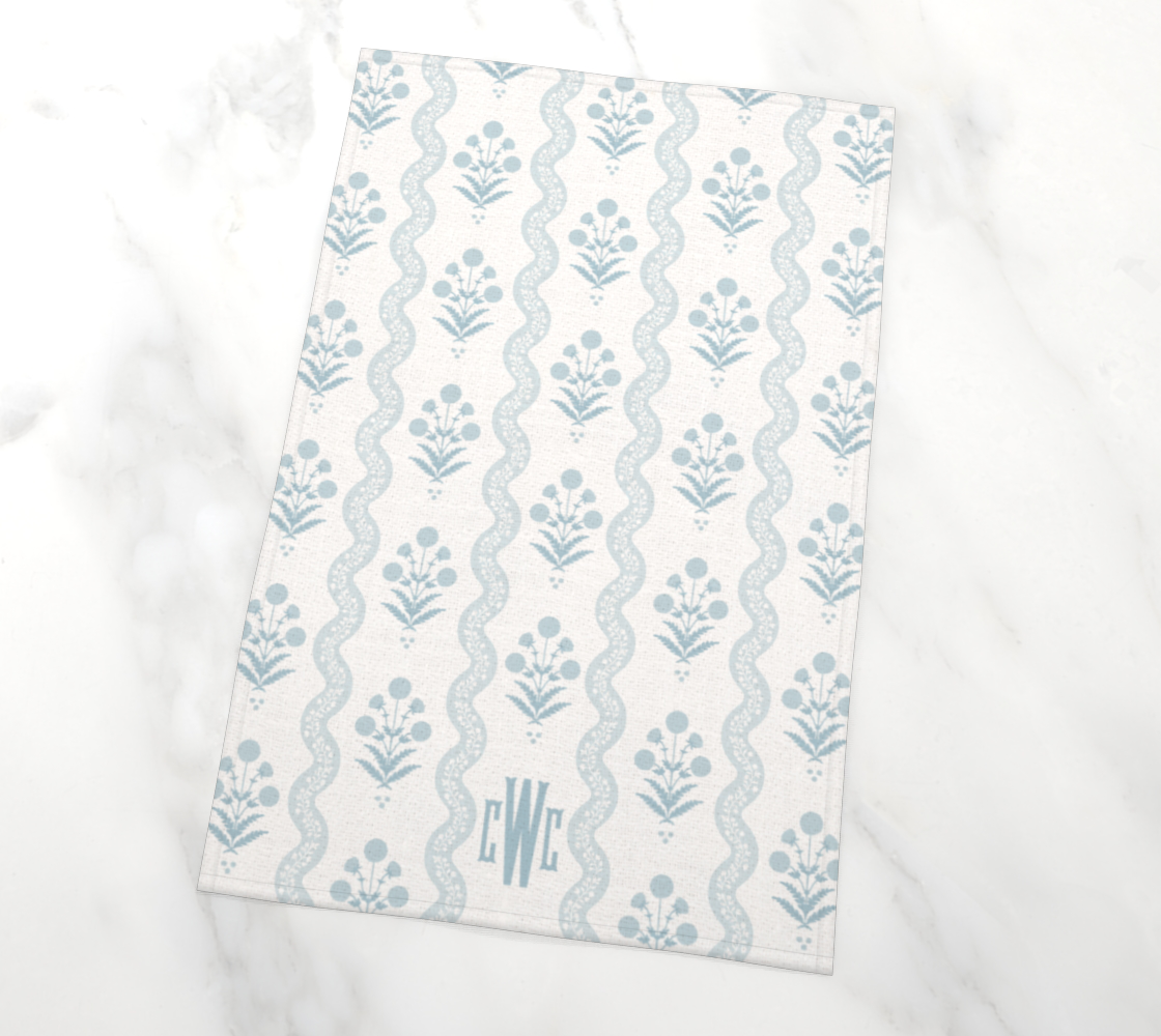 Monogrammed Kitchen Towel  Monogram Towels – Preppy Monogrammed Gifts